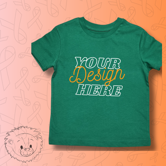 Child Personalised T-shirt Dark Green