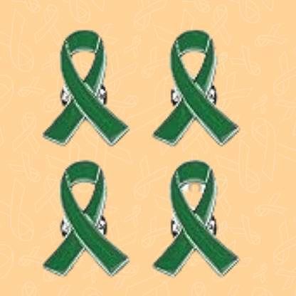 Cancer Ribbon Pin Badges (10 colours available)